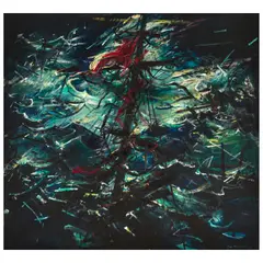 John Alexander, First Marriage, 1986, oil on canvas
