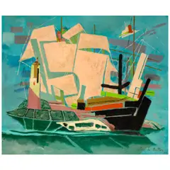 Jean de Botton, Sans titre, 1972, oil on canvas