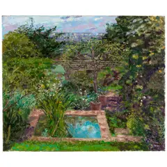 Jack E. Millar, Summer Garden, oil on board