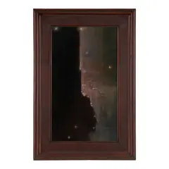 Mark Innerst, At the Base of the Library Tower, 1994, acrylic on canvas in artist's wood frame