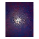Min Tae-Hong, Meteorite Space, 2024, acrylic and powdered meteorite on canvas laid on board