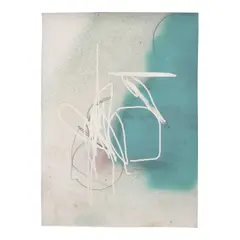 Jeff Elrod, Untitled, 2015, UV ink on unstretched canvas