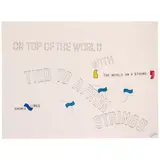 Lawrence Weiner, Untitled (On Top of the World Rhumb Lines)