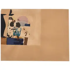 Fred Martin, Untitled (Green Gates Series), 1961, distemper and collage on paper