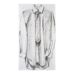 Alex Foxton, Hilditch and Key, 2021, charcoal on paper