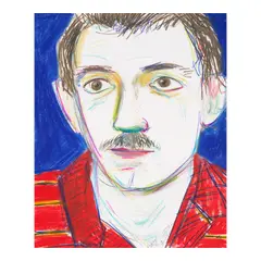 Larry Stanton, Craig, conté crayon and colored pencil on paper