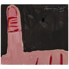 Untitled by Günther Förg, 2003, acrylic on wood, sold Feb 2026