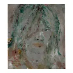 Willa Wasserman, Sylvia, 2023, oil on zinc