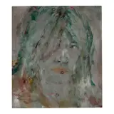 Willa Wasserman, Sylvia, 2023, oil on zinc