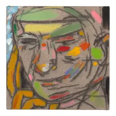 Ronald B. Kitaj, After Giotto, 2007, oil on canvas