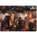 R.A. Bill Jacklin, Washington Square at Night, 1986, pastel on paper, in two parts