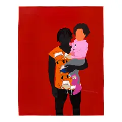 In Hands by Raphael Adjetey Adjei Mayne, 2020, acrylic on unstretched canvas, sold Feb 2026