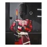 Marcus Jansen, King's Guard in Black, 2021, oil enamel, spray paint and oilstick on canvas