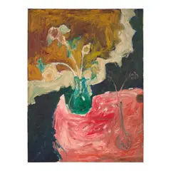 Lucas Samaras, Untitled, circa 1955, oil on canvas