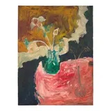 Lucas Samaras, Untitled, circa 1955, oil on canvas
