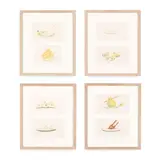 Claes Oldenburg, Group of eight drawings for the Menu from II Corso del Coltello, 1985, ball point pen and felt pen on paper in eight parts