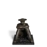 Pastorcillo by Francisco Zúñiga, 1975, bronze with dark brown patina, offered Feb 2026