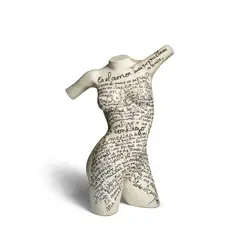 León Ferrari, El Amenazado (from the Maniquíes Series), 1994-1997, expansive acrylic ink on polystyrene mannequin