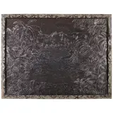 Edouard Duval-Carrié, Floating, 2013, glitter glue on paper in artist's frame