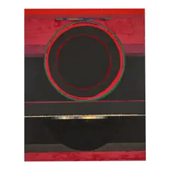 Sewell Sillman, The Sixth Orb (Zurich), 1973, acrylic and paper collage on paper