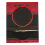 Sewell Sillman, The Sixth Orb (Zurich), 1973, acrylic and paper collage on paper