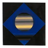 Sewell Sillman, Untitled (Orb), 1972, acrylic and paper collage on paper