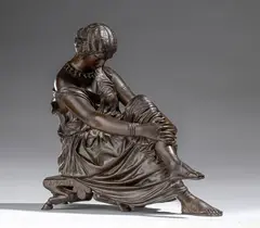 James Pradier, Bronze sculpture depicting Sappho
