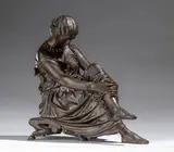 James Pradier, Bronze sculpture depicting Sappho