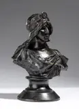 Emmanuel Villanis, Terracotta bust titled “La Sibylle”