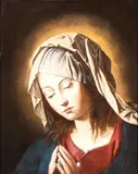 Virgin in Prayer by Giovanni Battista Salvi da Sassoferrato, Oil on canvas, offered Jun 2026