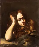 Francesco Lupicini, Penitent Magdalene, The painting is accompanied by an expertise by Prof. Sandro Bellesi. The painting is recorded in the Zeri Photo