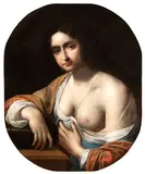 Giovanni Martinelli, Sibyl, The painting is accompanied by an expertise by Prof. Francesca Baldassarri. This elegant female figure