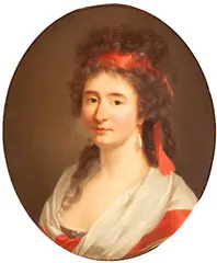 Angelika Kauffmann, Portrait of a Young Lady, This refined painting reveals the distinctive features of Angelika Kauffmann’s portrait art. The captivating intensity