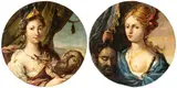 Felicita Sartori, a) Judith with the Head of Holofernes; b) Herodias with the Head of Saint John the Baptist. Pair of paintings, A pupil and follower of Rosalba Carriera