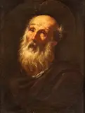 Head of a Bearded Saint by Luca Giordano, The painting is accompanied by an expertise by Prof. Nicola Spinosa. This unpublished and intensely expressive, offered Jun 2026