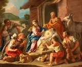 Pietro Bardellino, Adoration of the Shepherds, We are grateful to Professor Riccardo Lattuada for identifying the present painting as an autograph work by Pietro