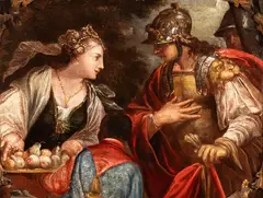 David and Abigail by Valentin Lefebvre, The painting is accompanied by an expertise by Prof. Pierluigi Carofano., offered Jun 2026