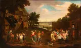 David Teniers Il Giovane, Village revel, Oil on canvas