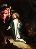 The Agony in the Garden by Antonio Allegri Il Correggio, The painting is an early replica of the masterpiece by Antonio Allegri, offered Jun 2026
