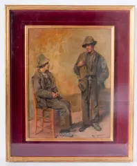 Commoners in dialogue by Michele Cammarano, offered Jun 2026