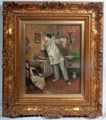 Pierrot inside the room by Jean Philip Moreno, offered Jun 2026