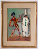 Giuseppe Succi, Harlequin, framed
