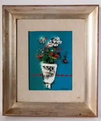 Manlio Bacosi, Vase with flowers