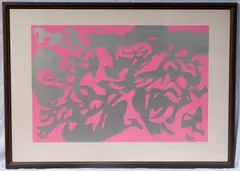 Giulio Turcato, Untitled, multiple on paper, framed