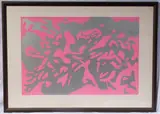 Untitled, multiple on paper by Giulio Turcato, framed, offered Jun 2026