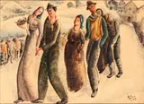 Fiore Martelli, Wedding scene, 1932