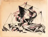 Alexander Vesnin, Untitled, 1920