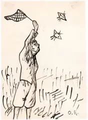 La farfalla letteraria by Ottone Rosai, 1930, offered May 2026