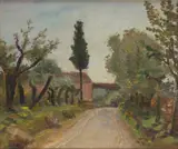 Alberto Salietti, Countryside view in the Arno Valley