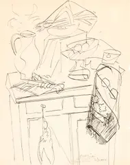 Study for "Le Buffet jaune" by Gino Severini, 1948, offered May 2026